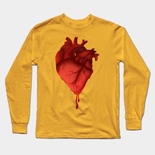 Anatomical Heart Long Sleeve T-Shirt